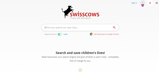 swisscows search