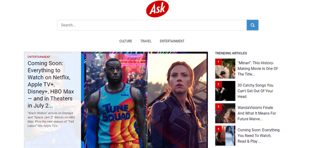 ask.com search