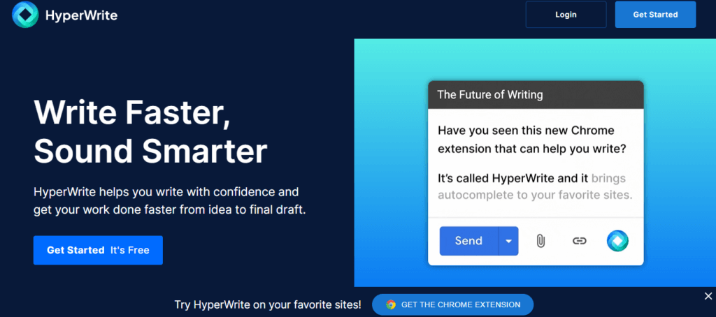 Hyperwrite ai writing for email